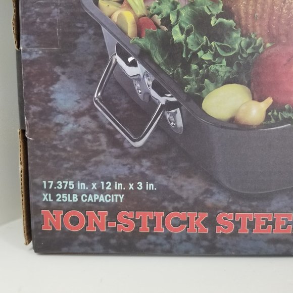 Smith and Clark ironworks non-stick steel roaster brand new - Picture 2 of 12